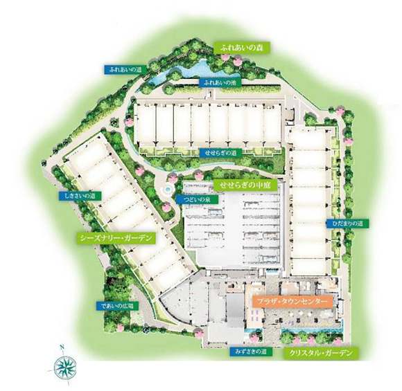 敷地設計イメージ図