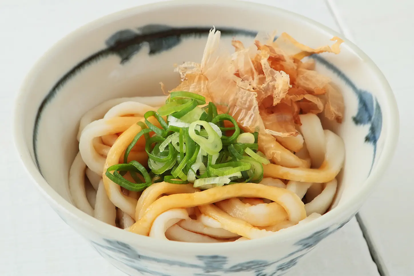 ふたみ農園で栽培したねぎを使用した伊勢うどん