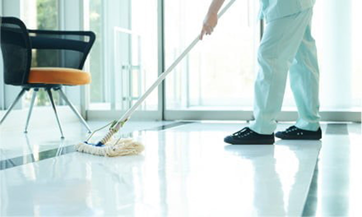 日常清掃の様子