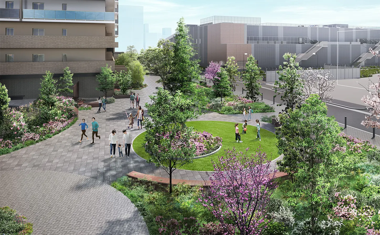 コミュニティパーク完成予想図