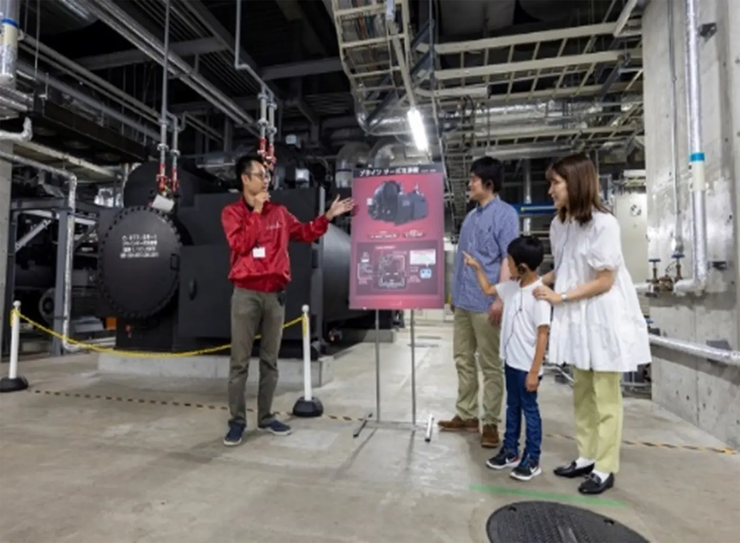 バックヤードツアーの様子