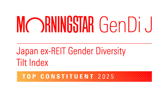 「Morningstar 日本株式ジェンダー・ダイバーシティ・ティルト指数（除くREIT）」ロゴマーク