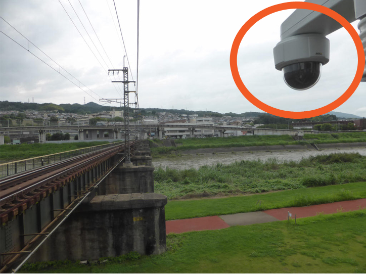 河川監視カメラ（大和川橋りょう 王寺～信貴山下間）