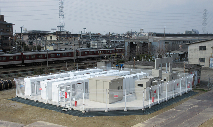 大規模蓄電池（東花園変電所）