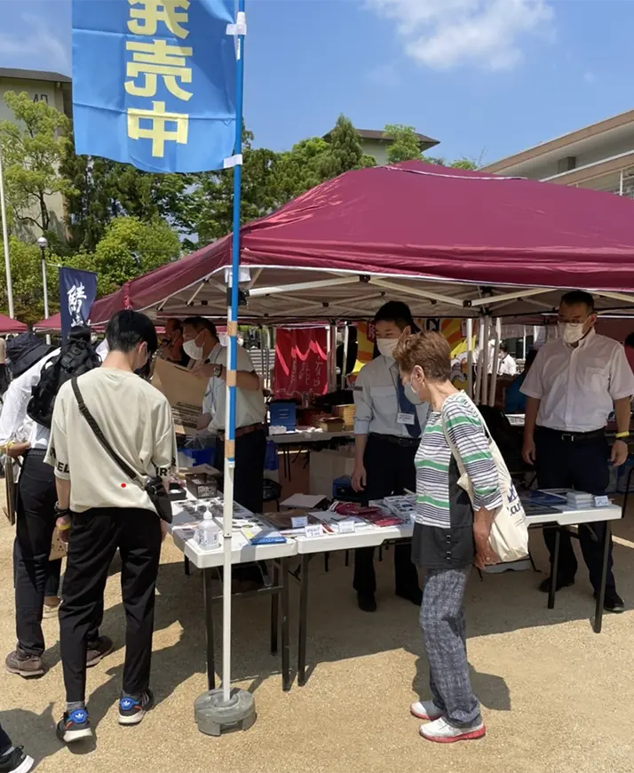 「たかのはら 平城第2団地 つながるマルシェ」の様子