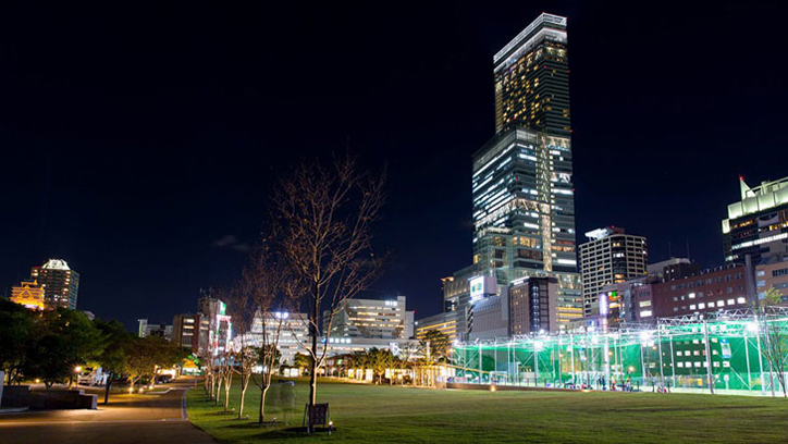 てんしば（夜）