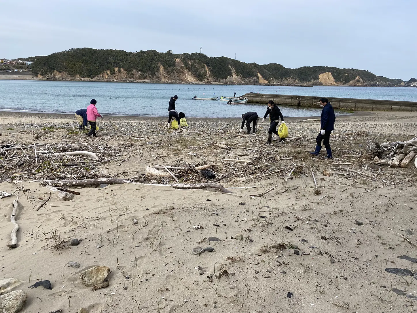 清掃活動の様子