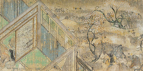 国宝 寝覚物語絵巻（第一段）