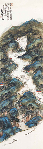 華之世界図　大正３年（1914）　清荒神清澄寺 鉄斎美術館蔵