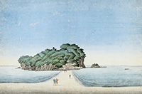 江の島図 小田野直武筆