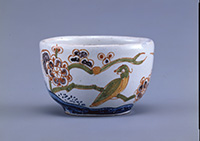 色絵花鳥文盃